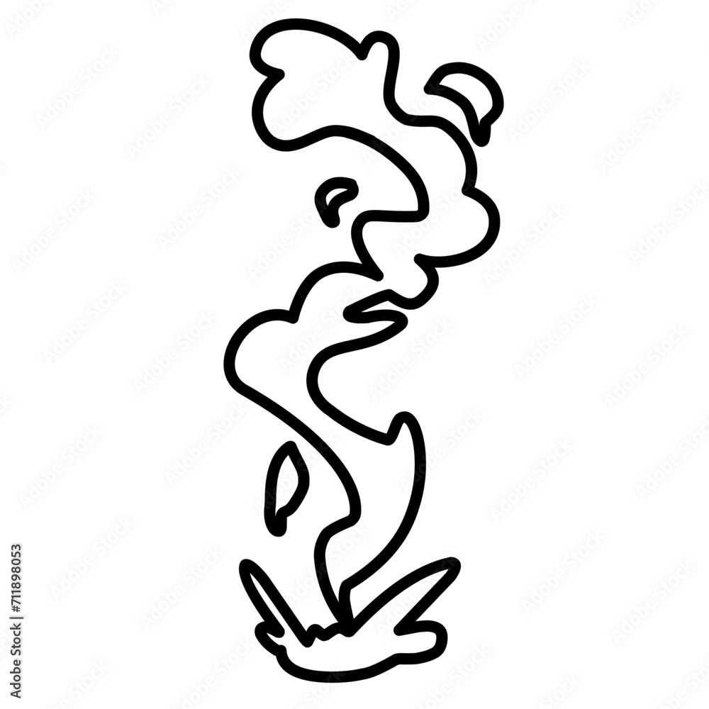 hand drawn cartoon smoke hand drawn cartoon smoke