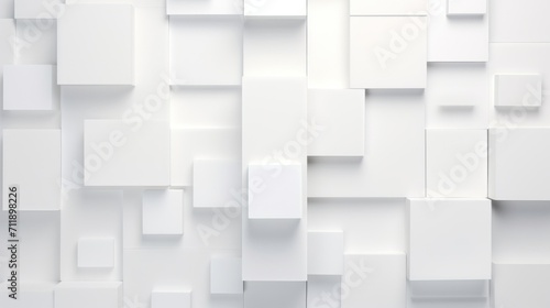 Minimalistic Clean Geometric Shapes on Gray Paper Abstract Background AI Generated AI Generated