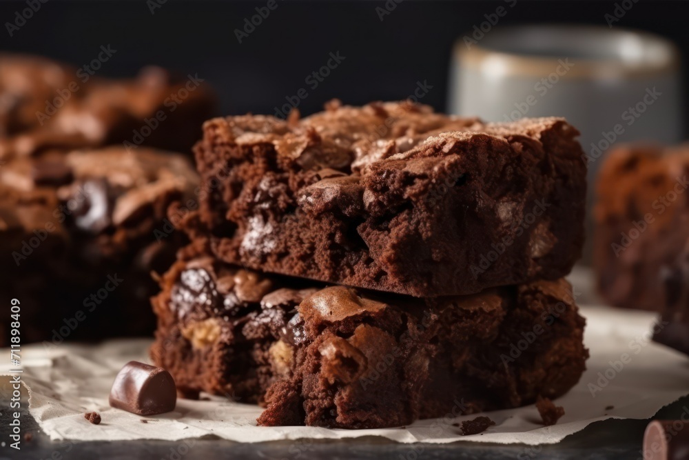 brownie chocolate, chocolate cake on a plate brownie chocolate, chocolate cake on a plate