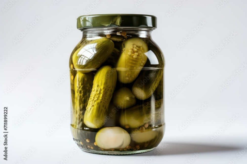 glass jars with pickled cucumbers, jars with vegetables glass jars with pickled cucumbers, jars with vegetables