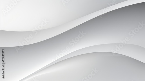 Abstract Grey and White Background with Paper Shine and Layer Element for Presentation Design AI Generated