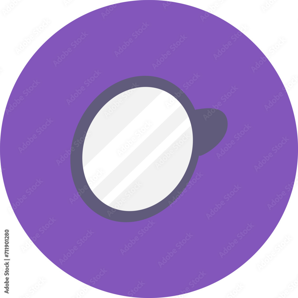Flat design purple circle with simple white coffee cup silhouette. Minimalist coffee cup icon on a vibrant background. Vector illustration. Flat design purple circle with simple white coffee cup silhouette. Minimalist coffee cup icon on a vibrant background. Vector illustration.