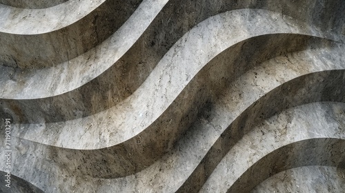 abstract striped of stone texture, curve sculpture