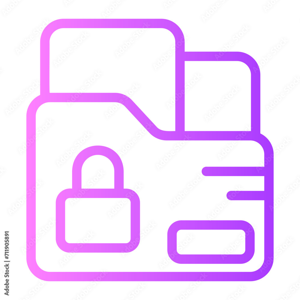 secure gradient icon secure gradient icon