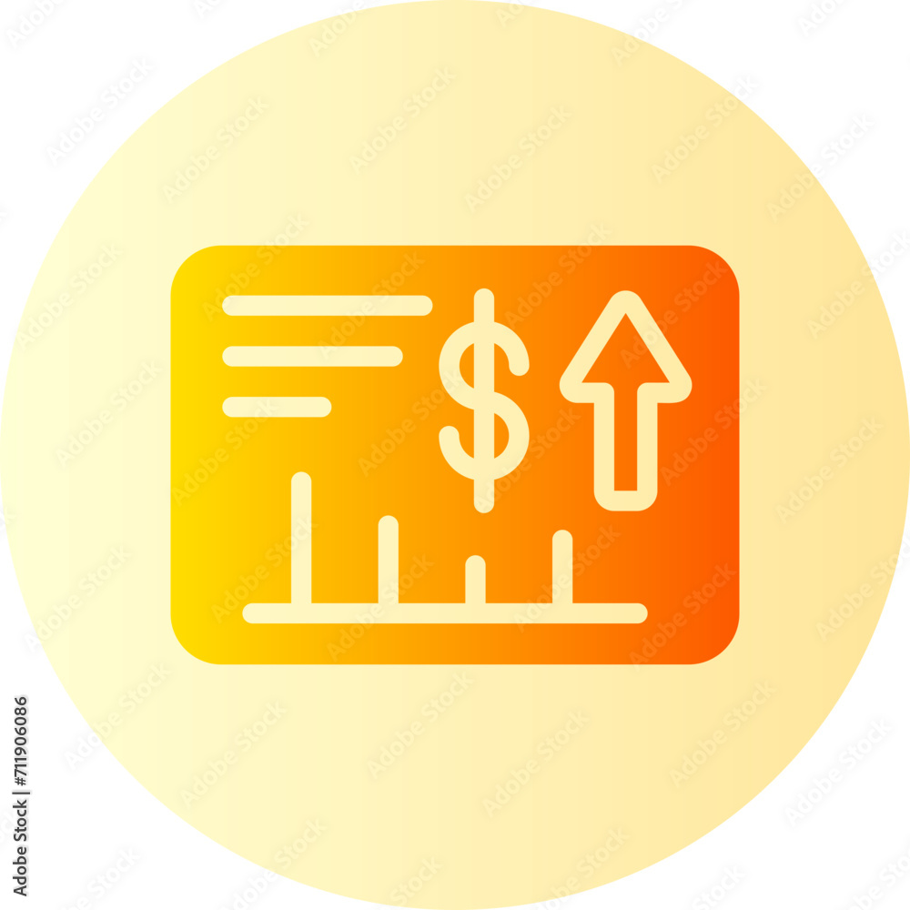 profit gradient icon profit gradient icon