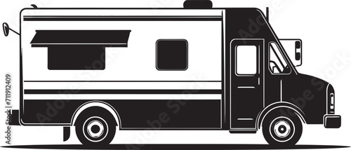 Rolling Flavor Rendezvous Vector Logo for Culinary Discoveries 