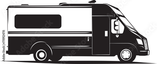 Flavor on the Fly Vector Logo for Swift Food Truck Icon 