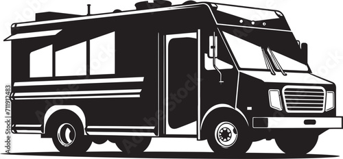 Culinary Curbside Crusader Vector Design for Flavorful Expeditions 