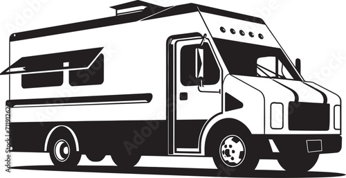Flavor Fest Fleet Food Truck Vector Design for Tasty Celebrations 