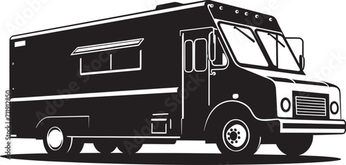 Roadside Bites Rally Vector Logo for Flavorful Truck Adventures 