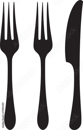 Fine Dining Mark Vector Logo for Culinary Class 