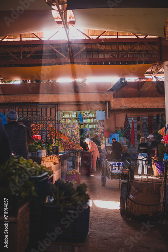 Souk El Had in Agadir Morocco.