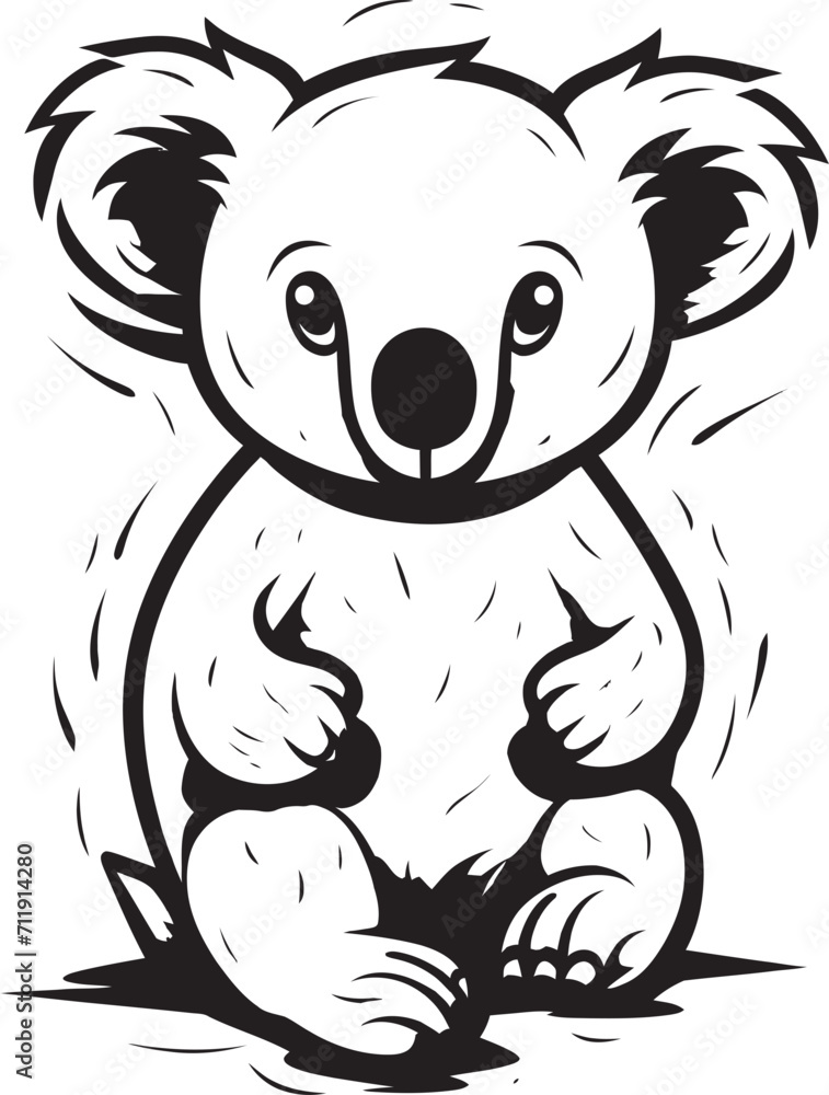 Tree Top Treasure Crest Vector Design for Koala Preservation Tree Top Treasure Crest Vector Design for Koala Preservation