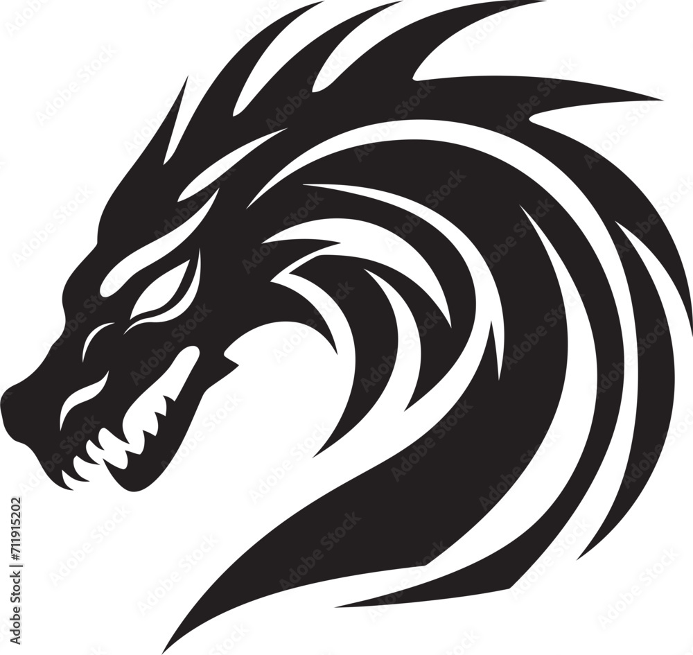 Celestial Guardian Badge Vector Logo for Kuei Dragon Protection Celestial Guardian Badge Vector Logo for Kuei Dragon Protection