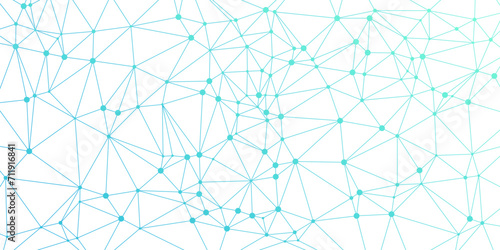 abstract geometric background. plexus mesh backdrop molecular. vector illustration photo