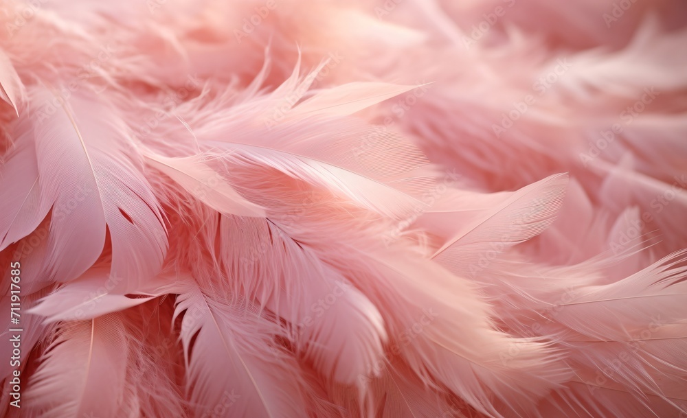 close up of pink feathers close up of pink feathers