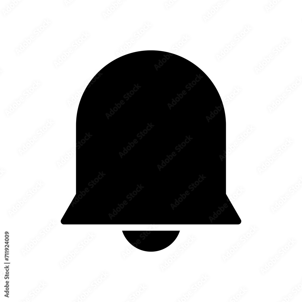 notification bell icon symbol vector template notification bell icon symbol vector template
