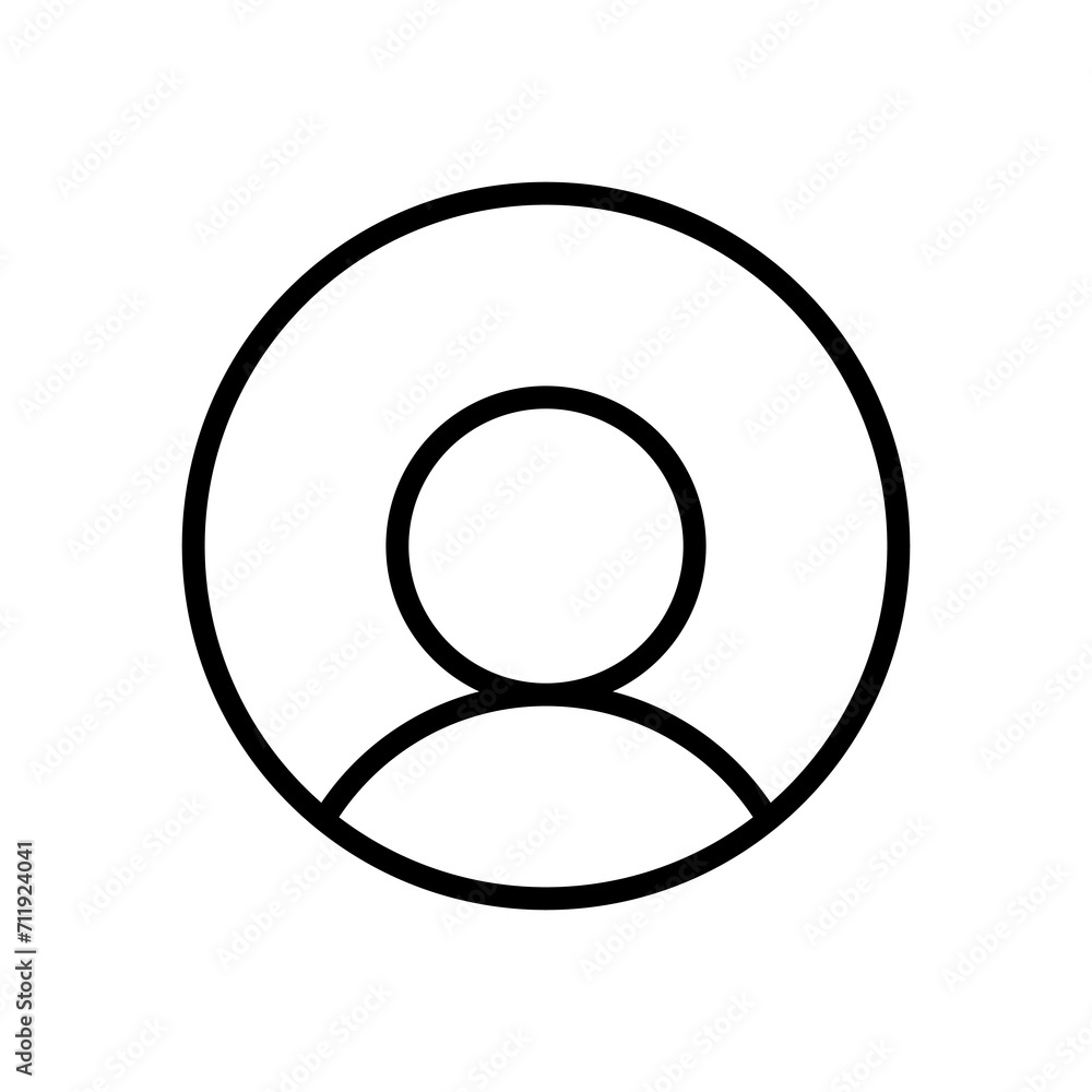 user profile icon symbol vector template user profile icon symbol vector template
