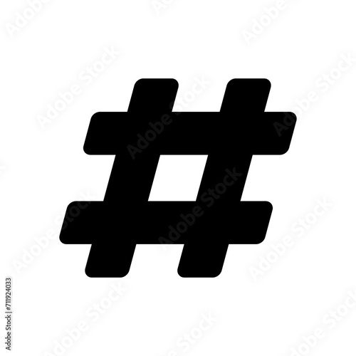 hastag icon symbol vector template