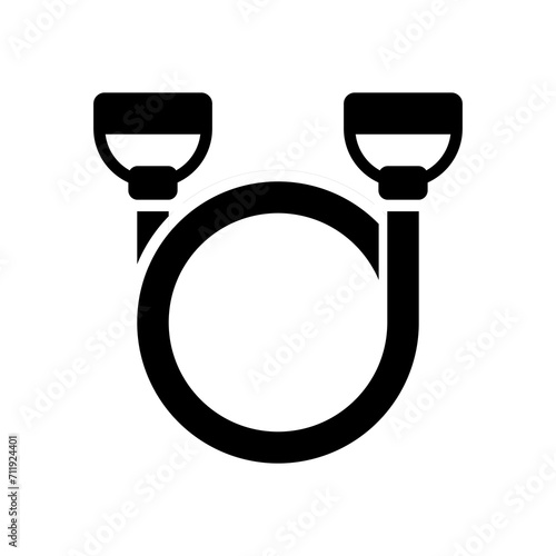 Resistance Band Icon Vector Design Template