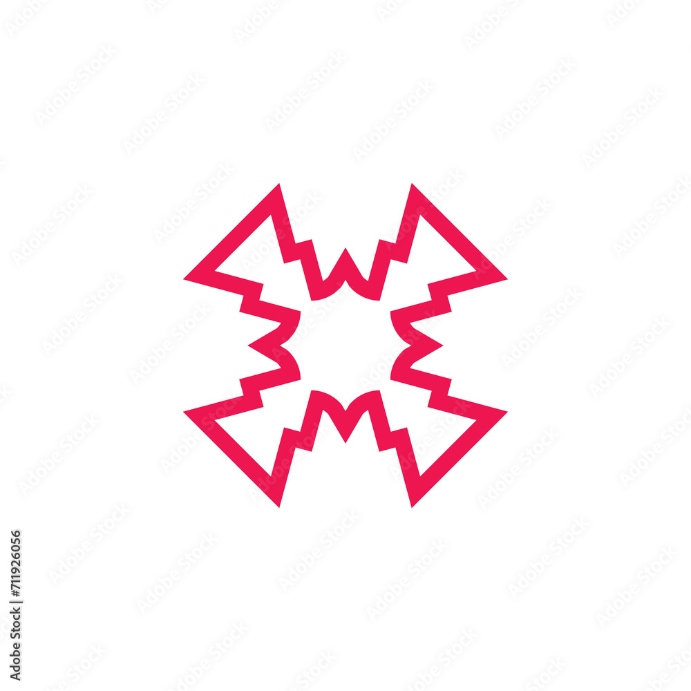 Abstract colorful shape logo Abstract colorful shape logo