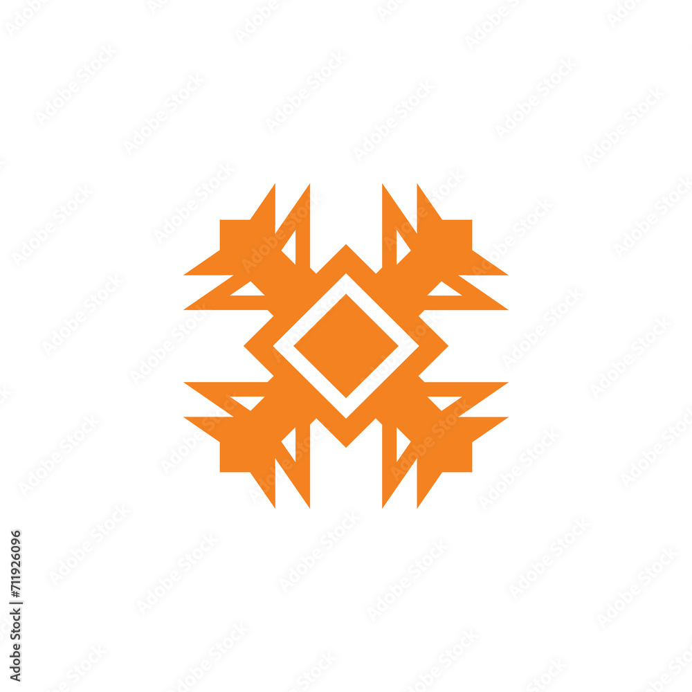 Obraz premium Abstract colorful shape logo