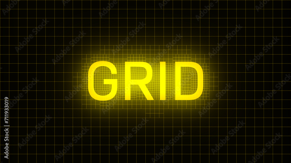 Gridid Title Lettering Gridded Title Stock Template | Adobe Stock