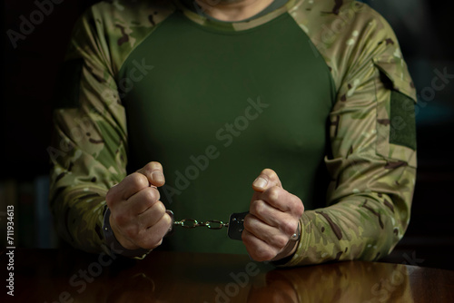 Armed Forces, army, arrest, camouflage, Camouflage uniform, commando, convict, court, crime, criminal, crisis, defense, detention, Emotional Stress, freedom, grim, guard, guilt, handcuff, handcuffs, h