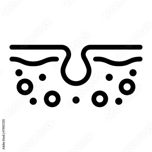 pore line icon