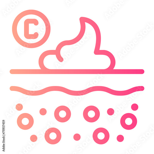collagen gradient icon