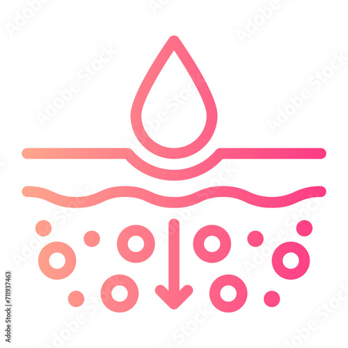 emulsion gradient icon