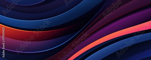 Colorful animated background, in the style of linear patterns and shapes, rounded shapes, dark mahogany and sapphire