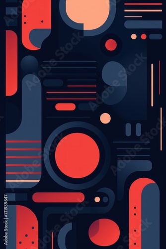 Colorful animated background  in the style of linear patterns and shapes