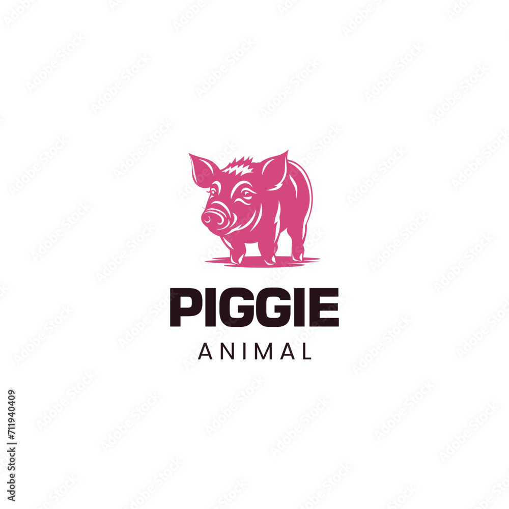 pig logo, Retro Rustic BBQ Grill, Barbecue, Barbeque Label Stamp Logo design vector pig logo, Retro Rustic BBQ Grill, Barbecue, Barbeque Label Stamp Logo design vector