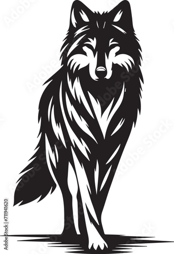 illustration of a wolf