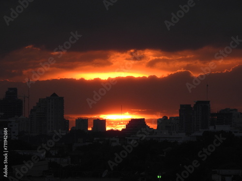 sunset republique dominicaine photo