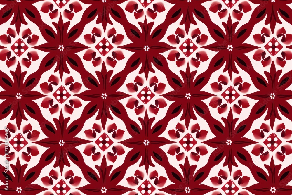 Maroon UAP pattern for a flat, small pattern