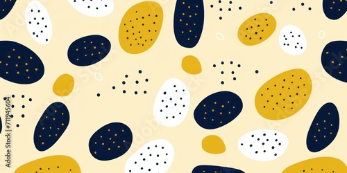 Mustard and indigo simple cute minimalistic random satisfying item pattern