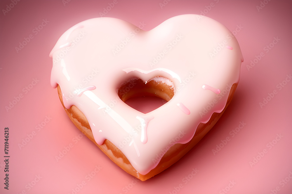 heart shaped donuts