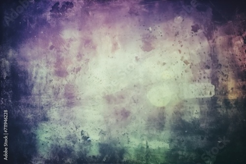 Old Film Overlay with light leaks, grain texture, vintage lavender and olive background