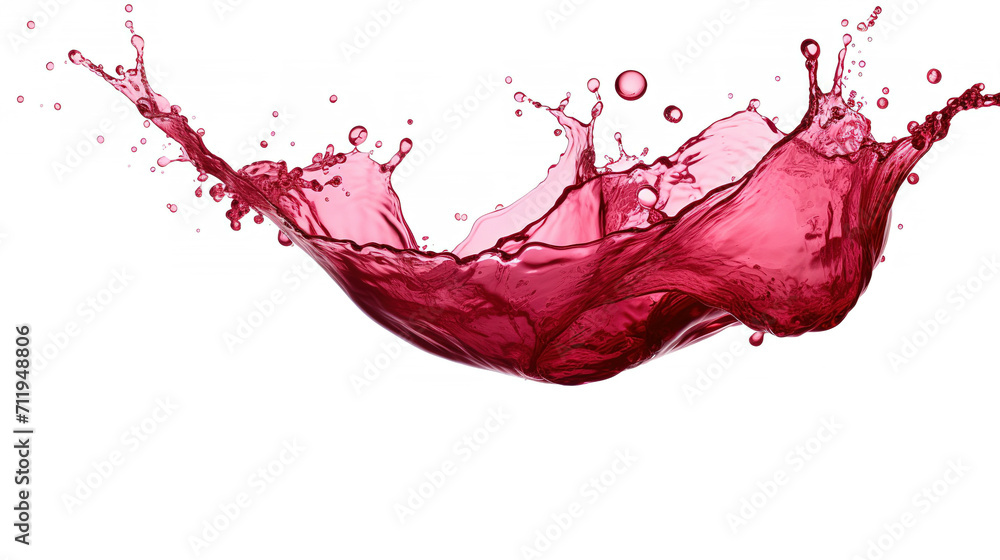Red wine splash isolated on transparent or white background, png Red wine splash isolated on transparent or white background, png