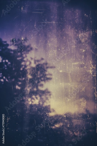 Old Film Overlay with light leaks  grain texture  vintage lavender and olive background