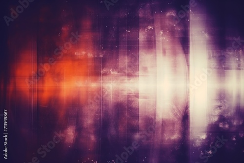 Old Film Overlay with light leaks, grain texture, vintage purple and orange background