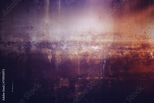 Old Film Overlay with light leaks, grain texture, vintage brown and lavender background