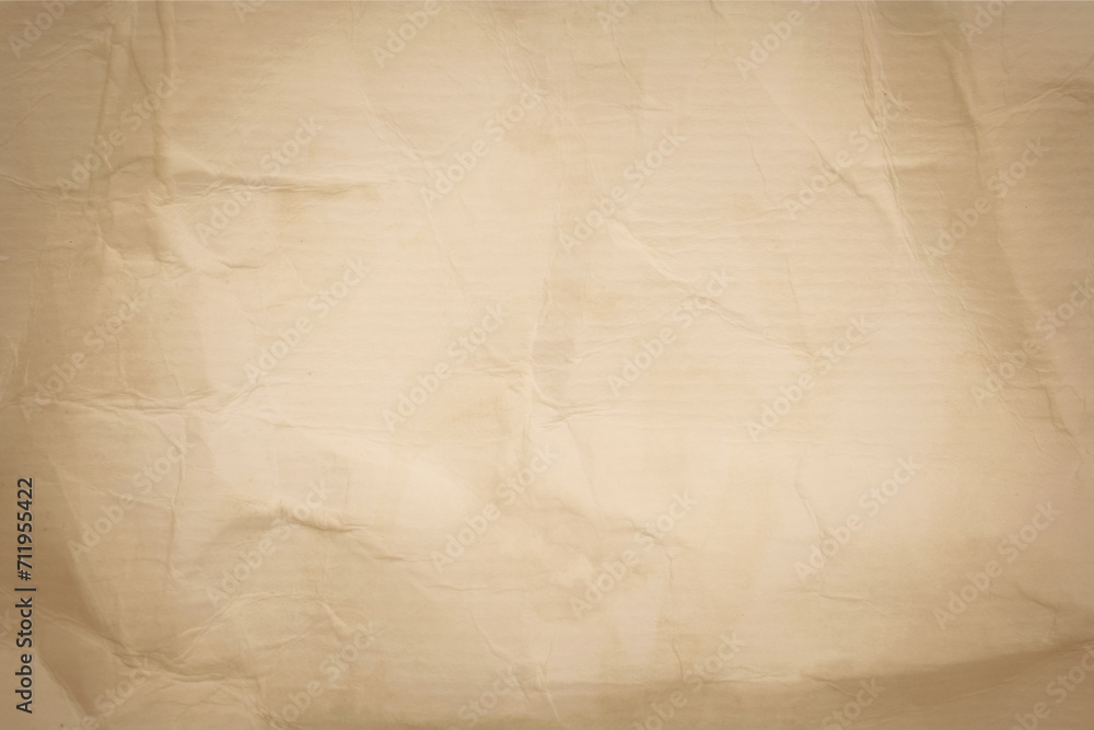 Obraz premium Crumpled old paper as background. Texture of parchment