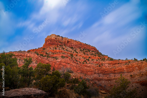 A beautiful view of the Red Rocks Mountain in Kanab, Utah