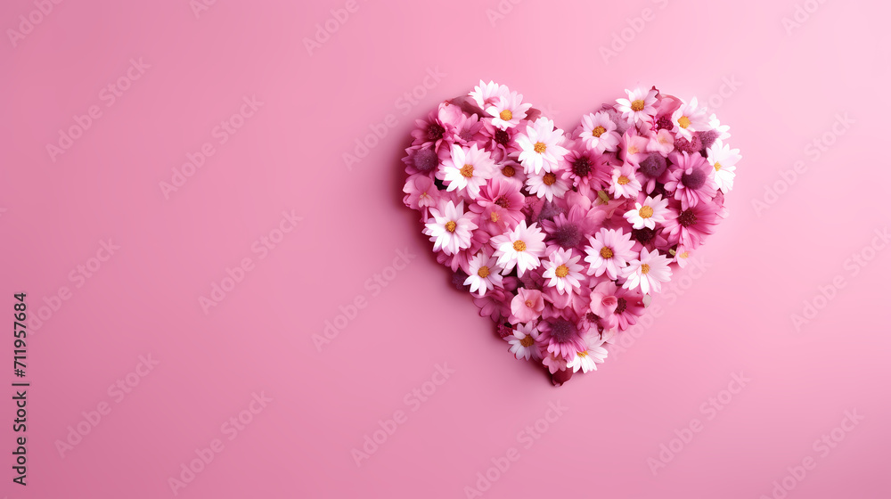 Valentine's Day background with hearts, love and romance background