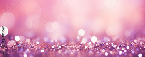 Pink abstract glitter lights background blurred bokeh