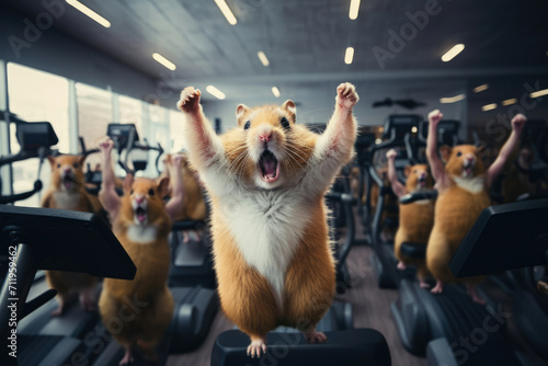 Fitness lifestyle sport gym health animal exercise training healthy active © SHOTPRIME STUDIO
