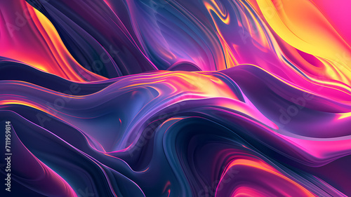 abstract futuristic digital art flow and wave effect background